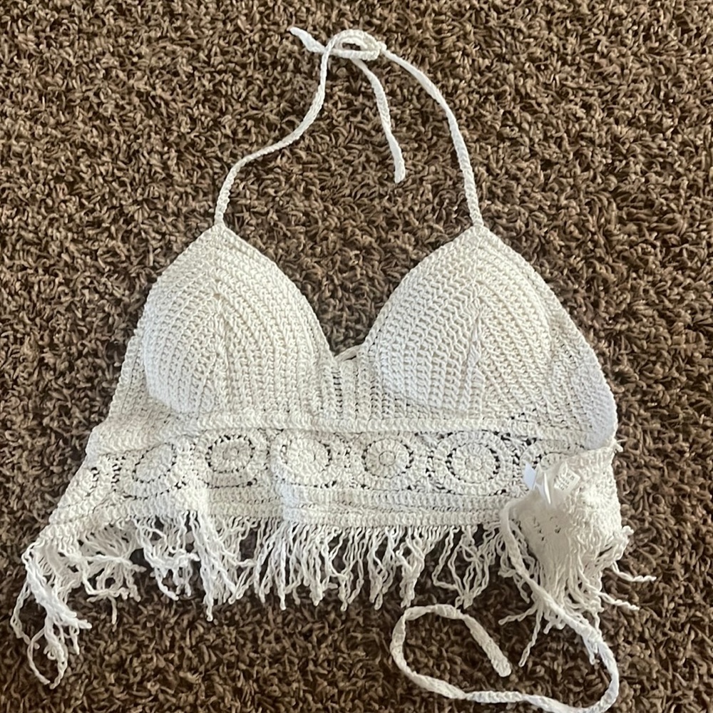 Knit crop top